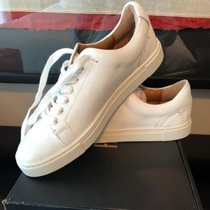 Frye White shoes never worn